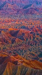 The legendary mountains of Hormuz in southern Persia dazzle viewers with their vibrant colours.