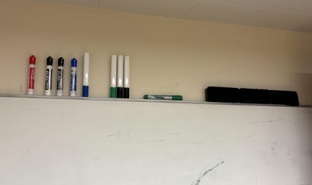 The placement of these markers.