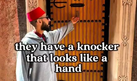 The secret symbolism behind the colors and heights of doors in the Marrakech Medina