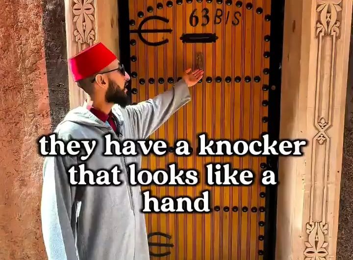 The secret symbolism behind the colors and heights of doors in the Marrakech Medina