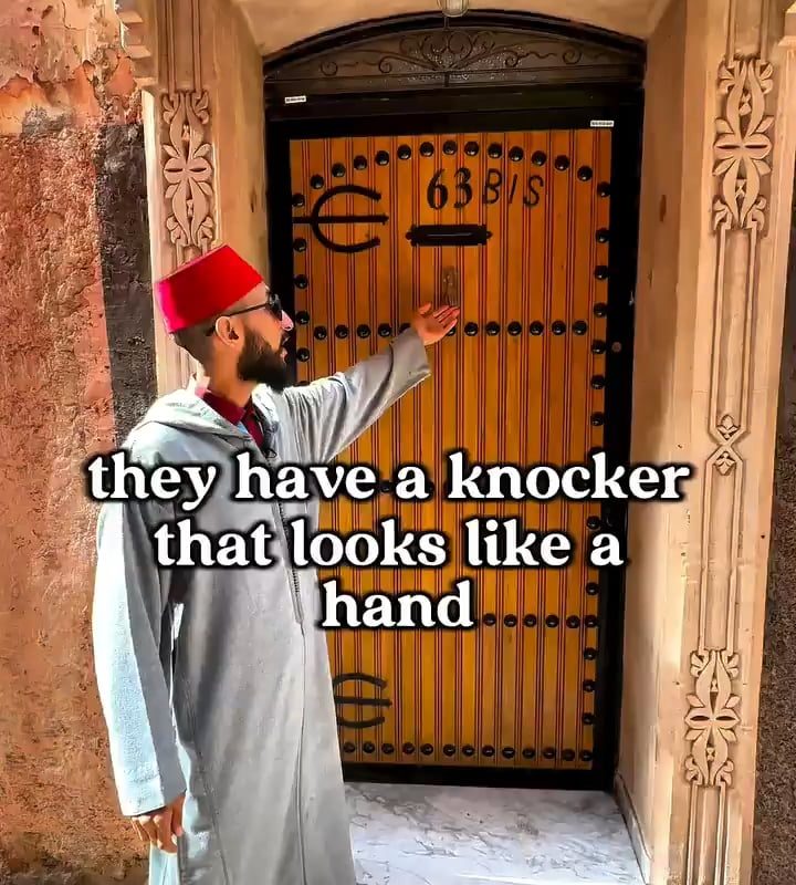 The secret symbolism behind the colors and heights of doors in the Marrakech Medina