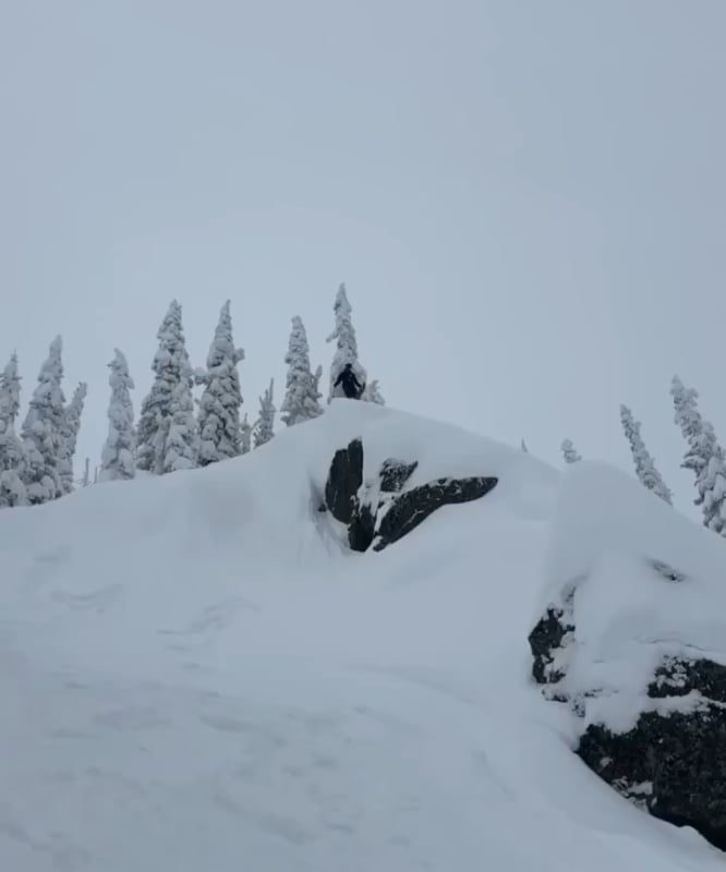 The softness of the snow