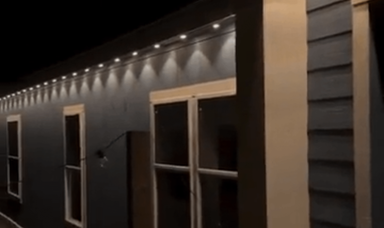 The spacing of these lights