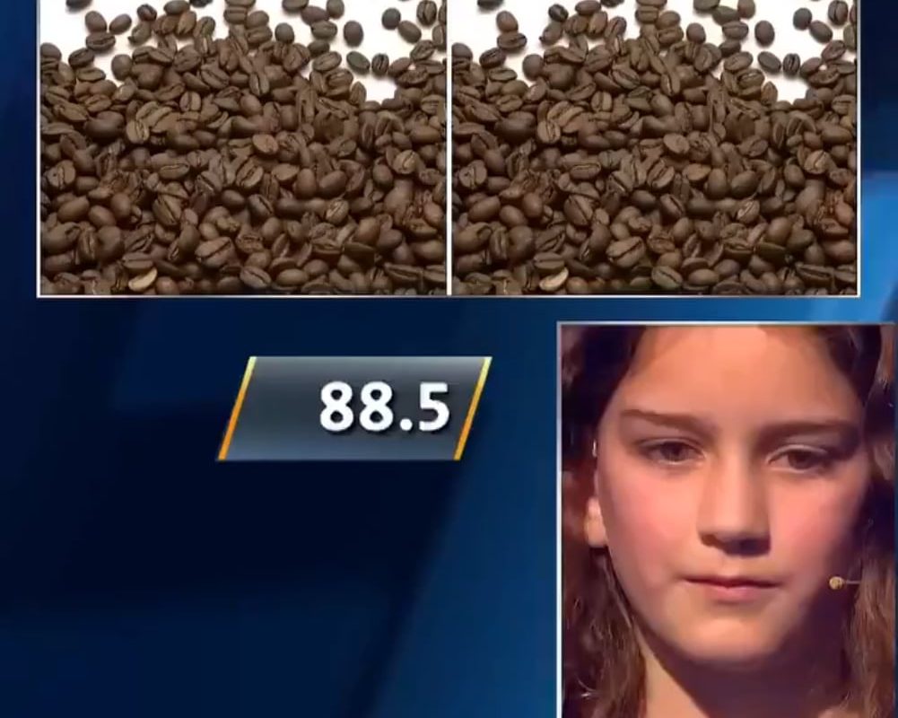 The speed at which this 9-year-old girl identified the difference between two similar but complex images is truly impressive. 🫡