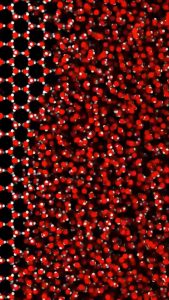 The transformation of water into ice visualized on a molecular level