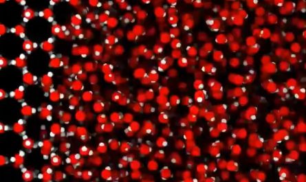 The transformation of water into ice visualized on a molecular level