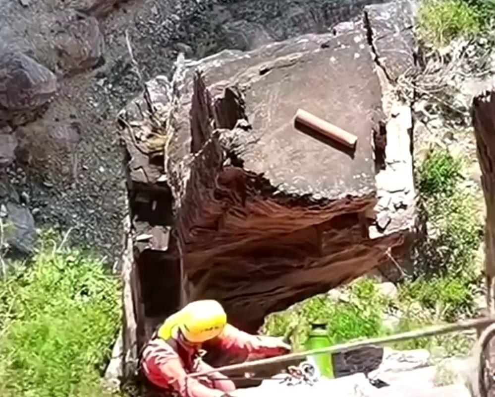 The way it splits mid air.