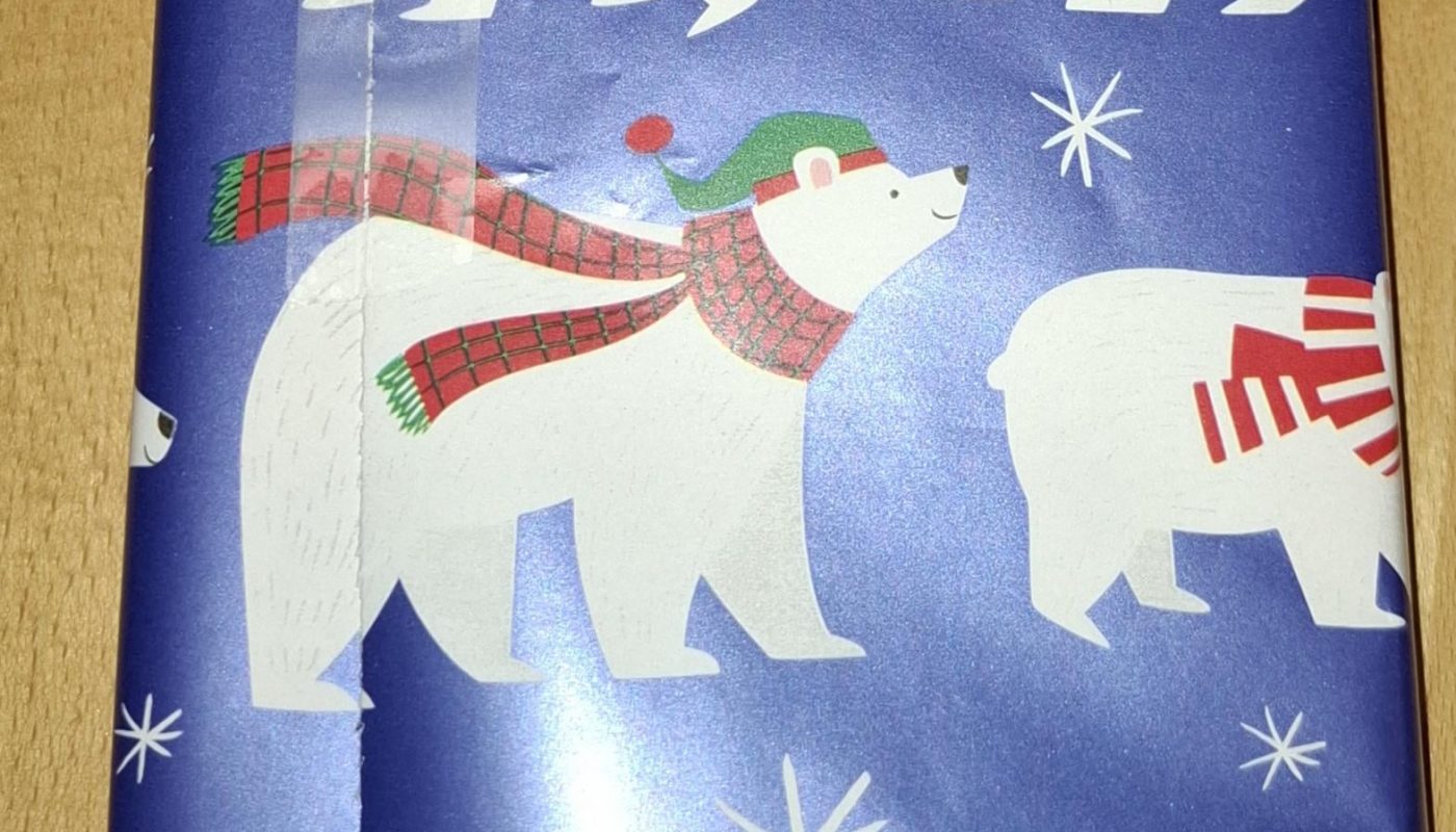 The way my wrapping paper accidentally lines up