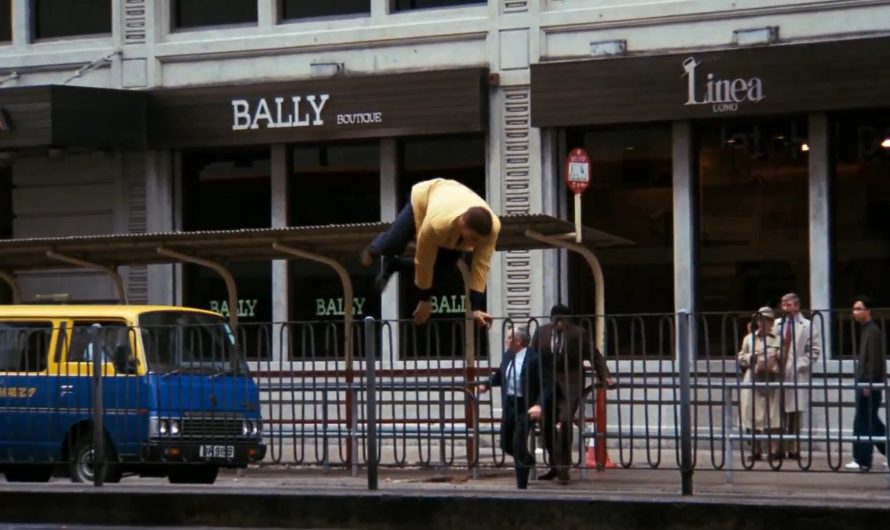 The way the Mentos commercial music fits in to this Bloodsport chase scene