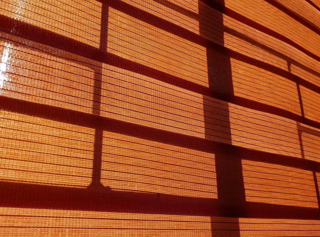 The way the light hits my bedroom blinds