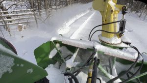 The way the snow comes out