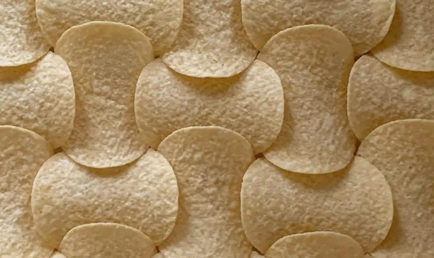 The way these Pringles have been laid out fills me with joy