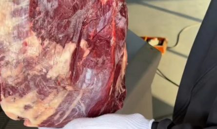 The way this meat slicer operates