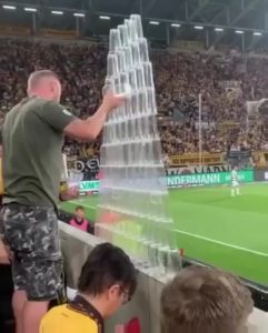 The whole stadium was more invested in this than in the game. 👀