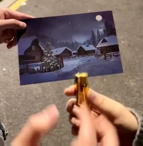 Thermo-Chromic Christmas Card