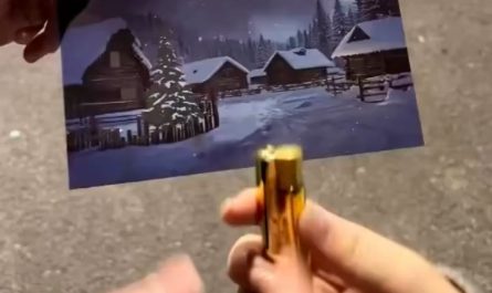 Thermo-Chromic Christmas Card