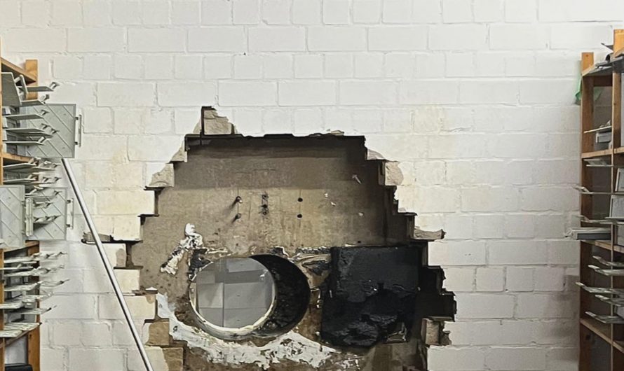 Thieves in Germany drilled a hole into a bank vault and stole tens of millions of euros’ worth of property.