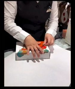 This Japanese gift-wrapping technique only requires a single piece of tape