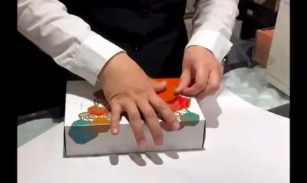 This Japanese gift-wrapping technique only requires a single piece of tape