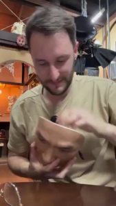 This Japanese mask transforms your face