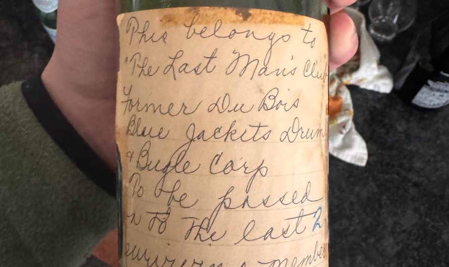 This bottle of Grappa from World War I, passed down to me from my Great grandfather (text in comments).