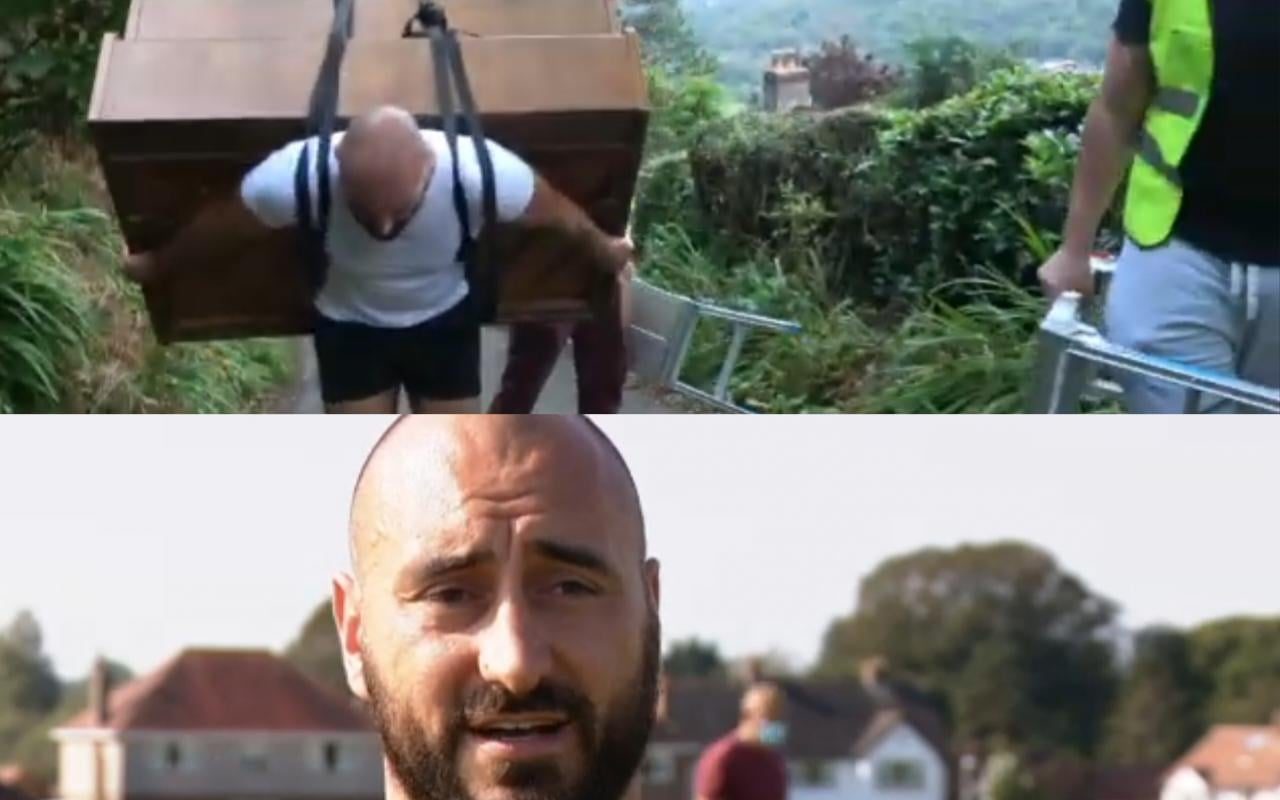 This guy delivered a piano to the top of a mountain