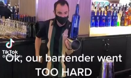 This insanely talented bartender
