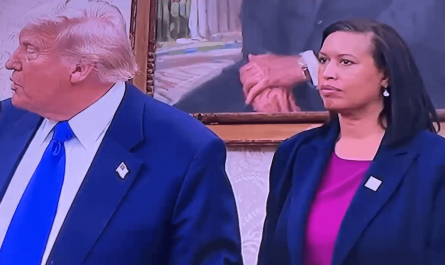 This is hysterical Look at the Mayor of DC’s body language, she’s about to spontaneously combust
