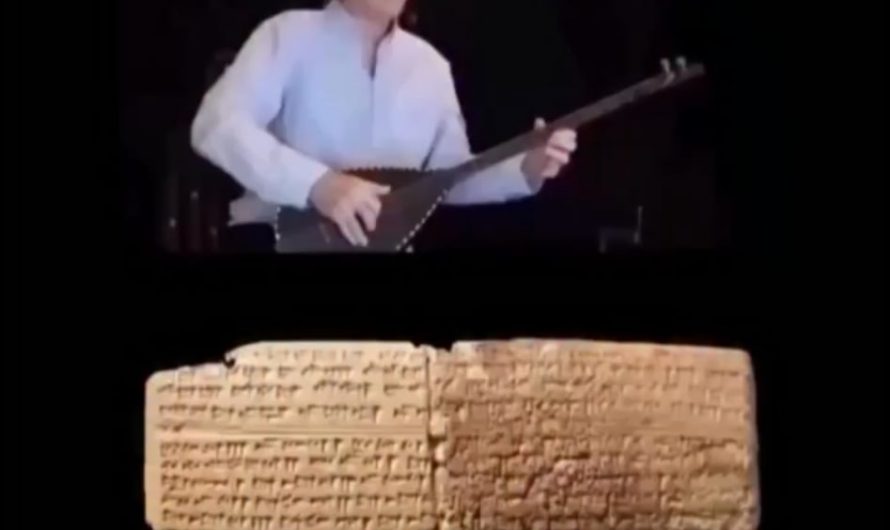 This is the oldest known song ever written. Hurrian Hymn No. 6 is dated approximately 1400 BCE