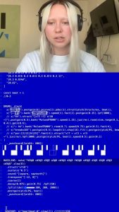 This musician creating music via live code session