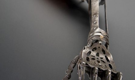 This prosthetic arm is from the Victorian era (1850–1910)