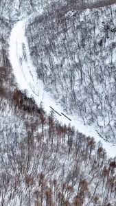 This snowtubing train