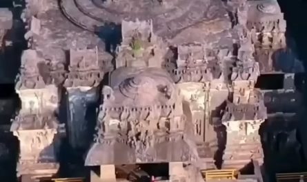 This temple wasn’t built ..... it was carved top-down from a mountain