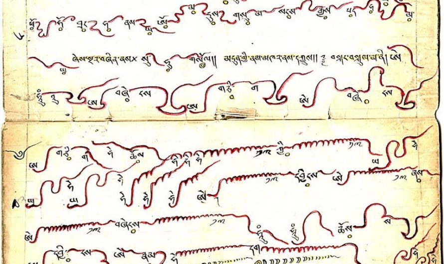 Tibetan Musical Notations Is Beautiful.