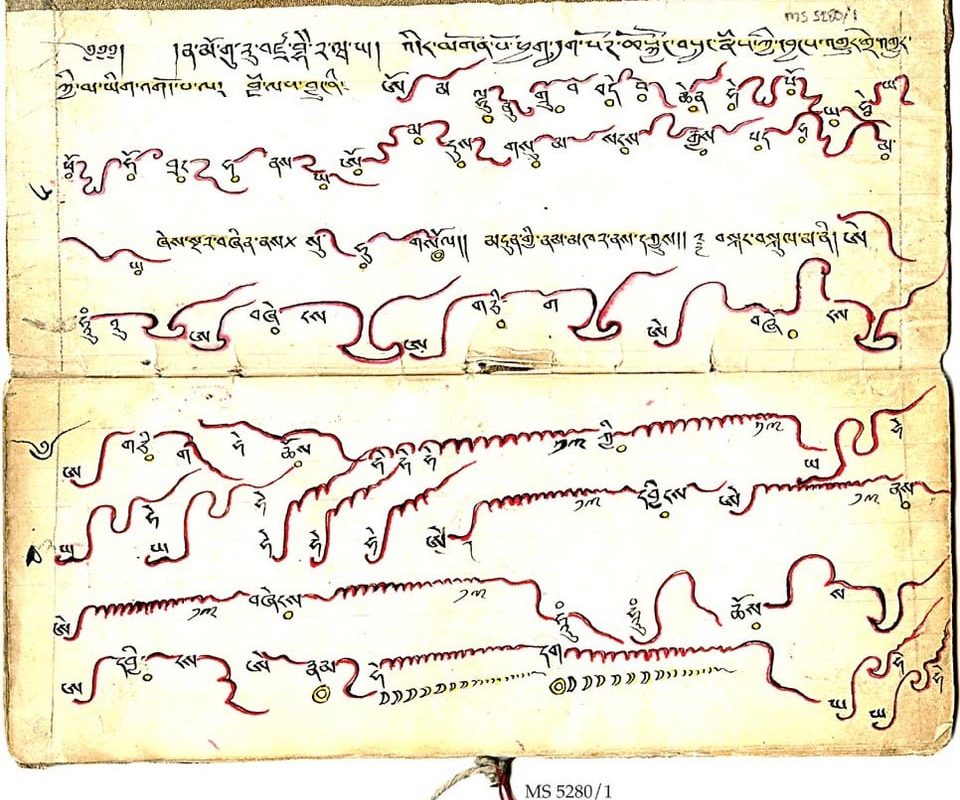 Tibetan Musical Notations Is Beautiful.