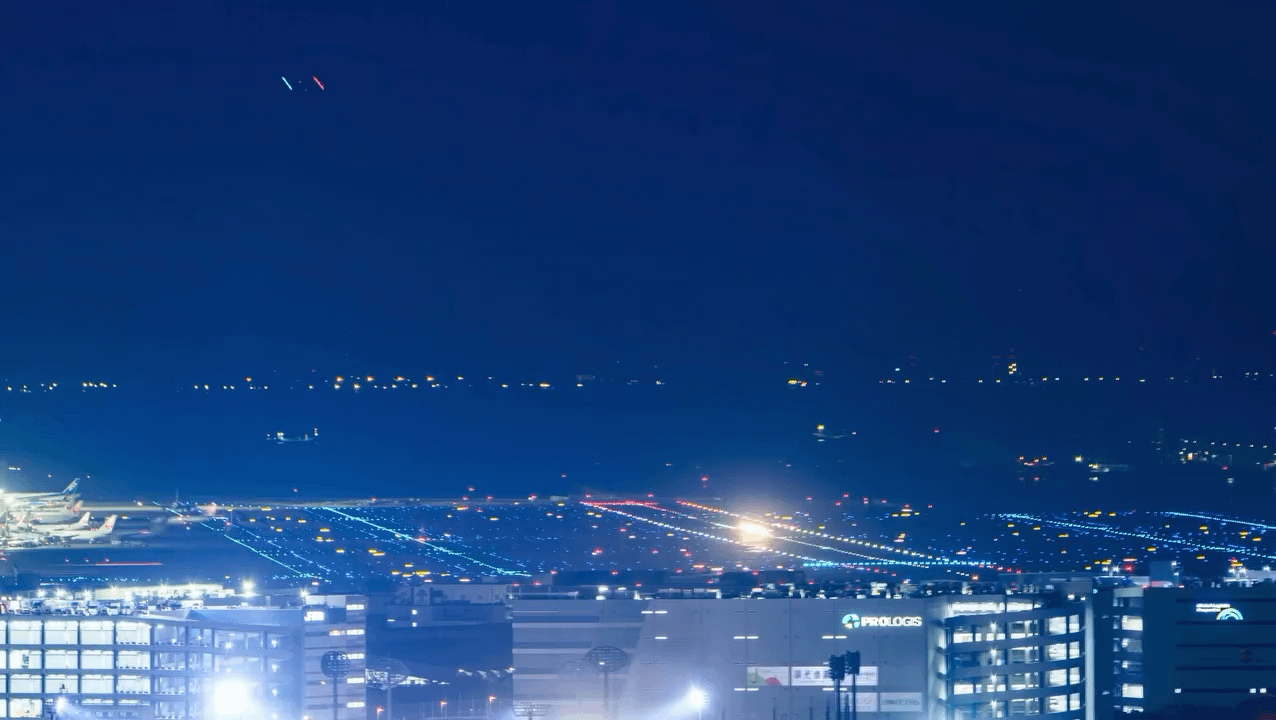 Timelapse of Haneda Airport