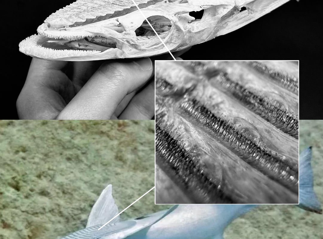 Tiny Spines That Keep Sharksuckers Attached