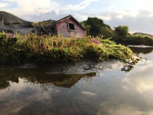 Tiny sculptures I’ve made of real abandoned places
