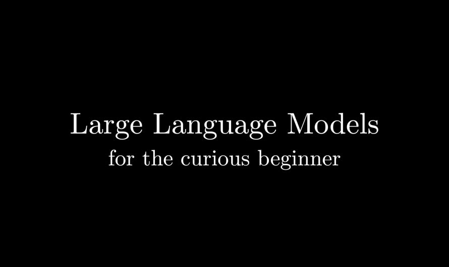 Understanding Large Language Models