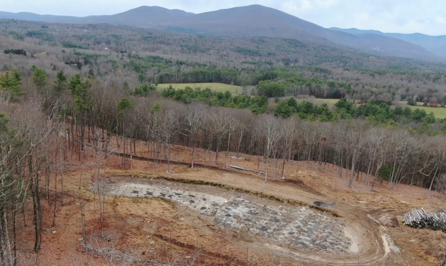 Using explosives to blast out a pond