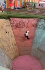 Using physics to escape a pit