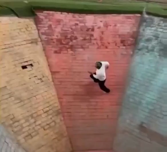Using physics to escape a pit