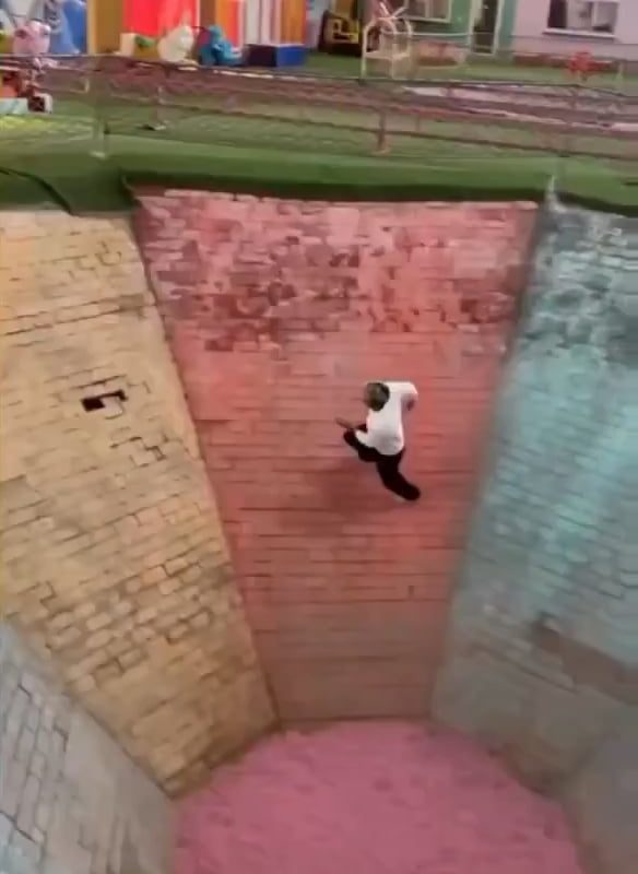 Using physics to escape a pit