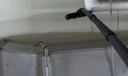 Vacuuming 5 year layer of dust off AC ductwork