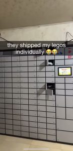 What happens when you order legos individually…