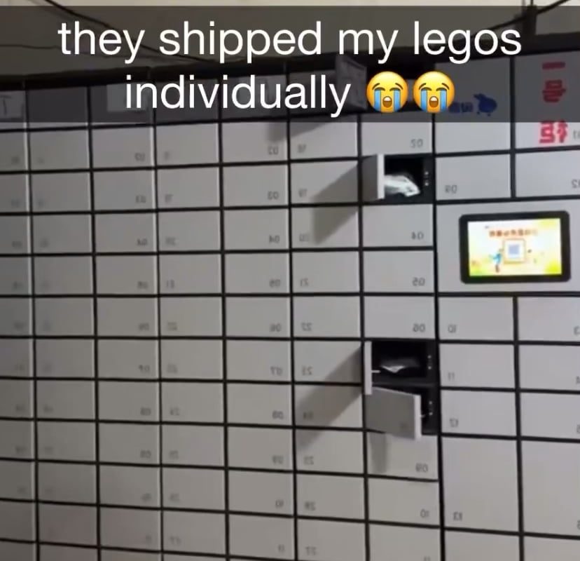 What happens when you order legos individually…