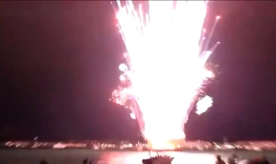 When San Diego accidently set off 7,000 fireworks at once .