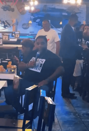 When they finally realize who the rap god in the room is.