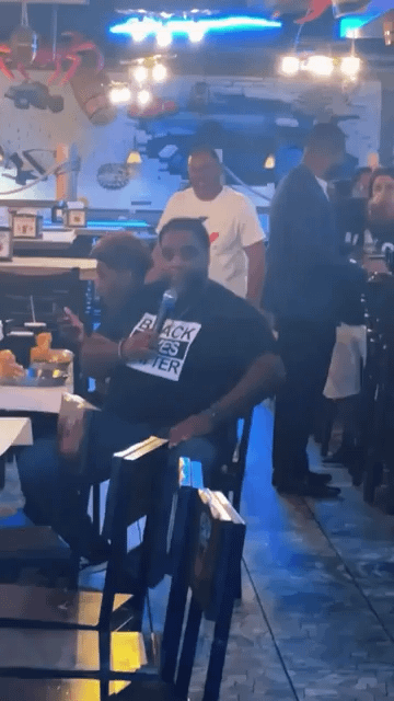 When they finally realize who the rap god in the room is.