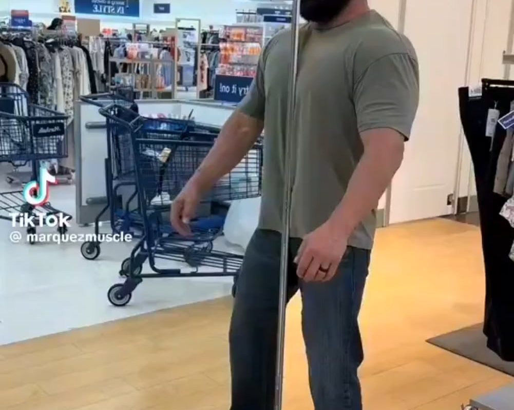 While their wives are shopping.